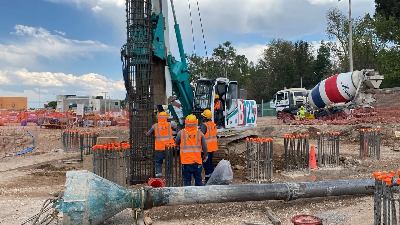 Pilas de cimentación in-situ